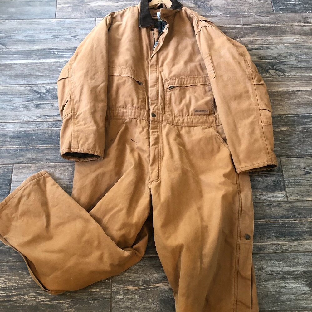 Men's WOLVERINE XXL/30 Cold Weather Insulated Work Coveralls Utility Outdoor